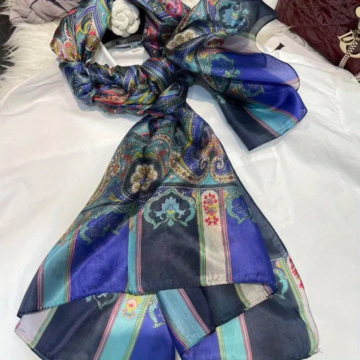 Women’s Pure Silk Paisley Shawl