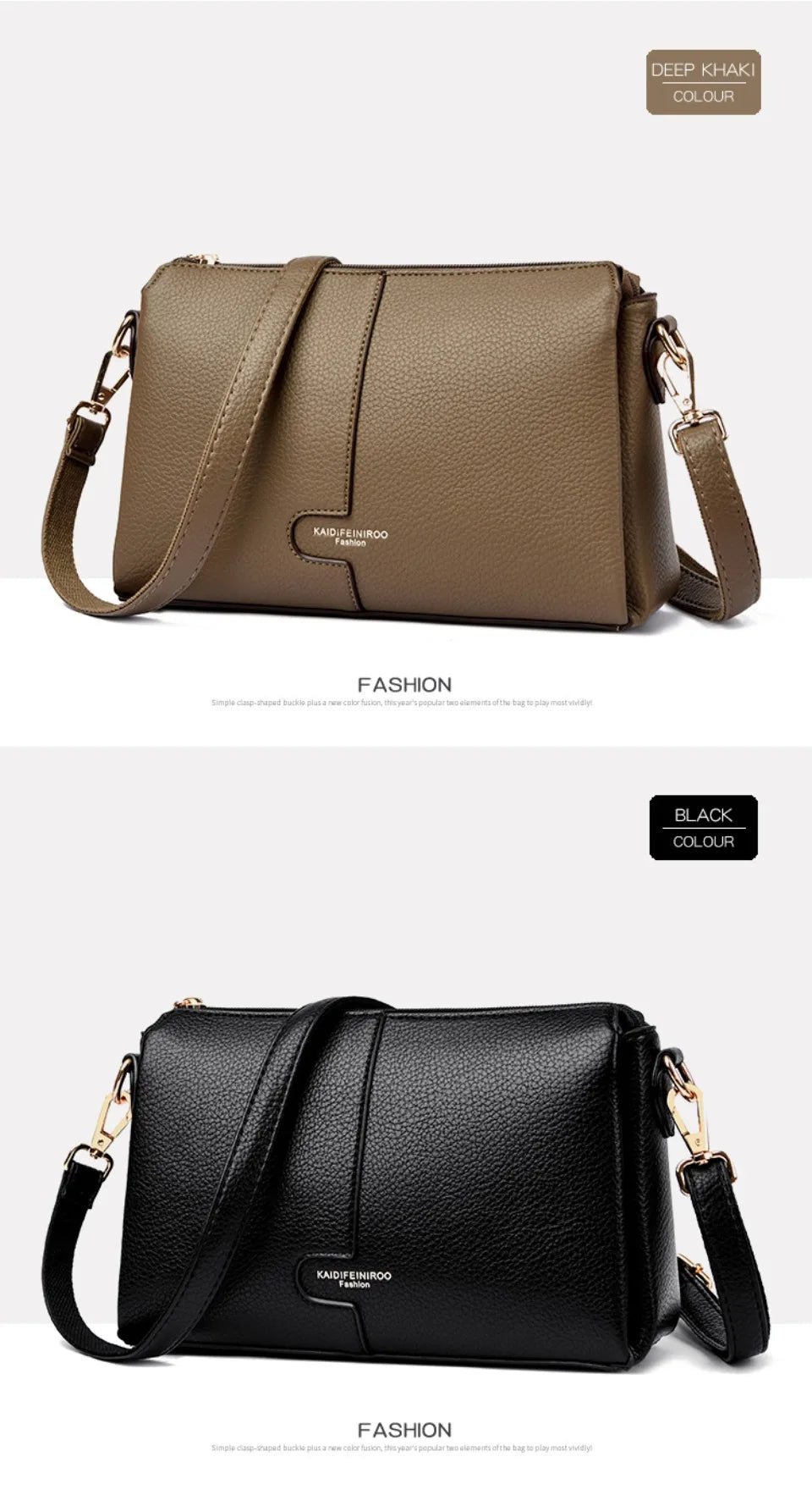 Women’s Soft Leather-Look Shoulder Bag | Elegant Summer Crossbody