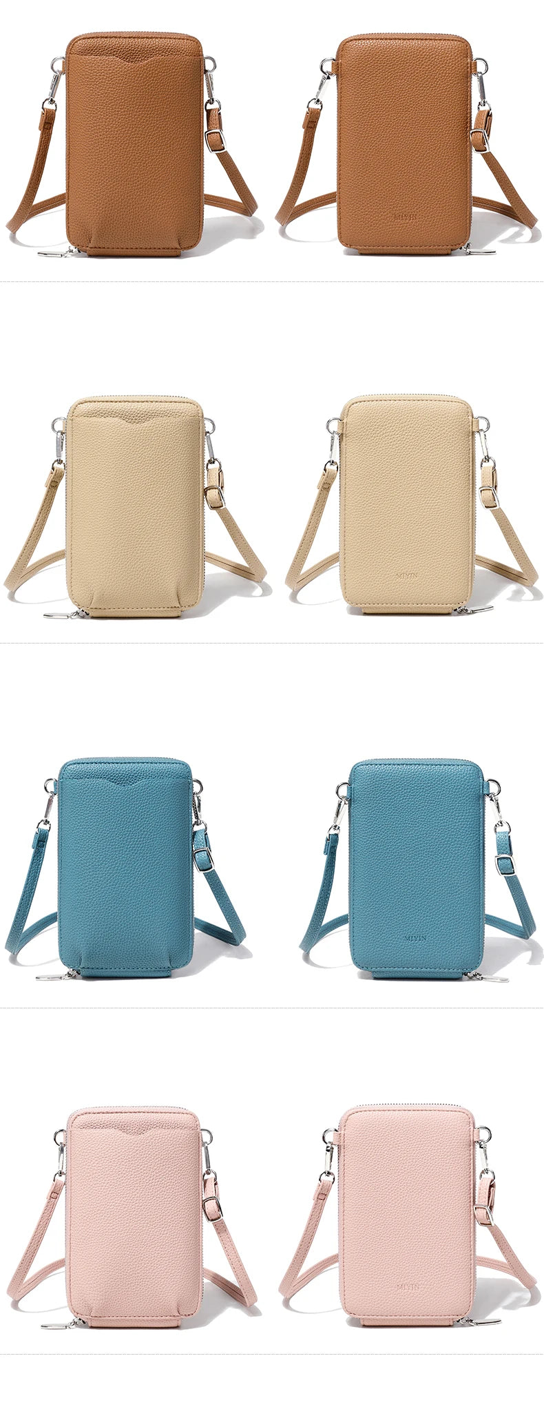 Women’s Multi-Function PU Phone Crossbody Bag | حقيبة هاتف نسائية متعددة الاستخدامات
