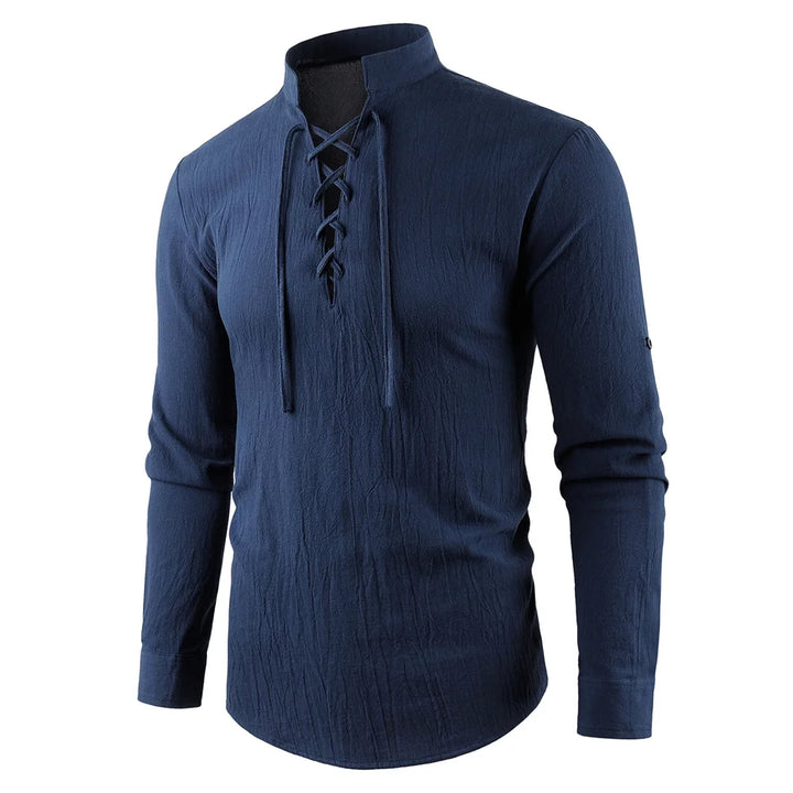 Men’s Cotton Linen Vintage Shirt | Relaxed Summer Style