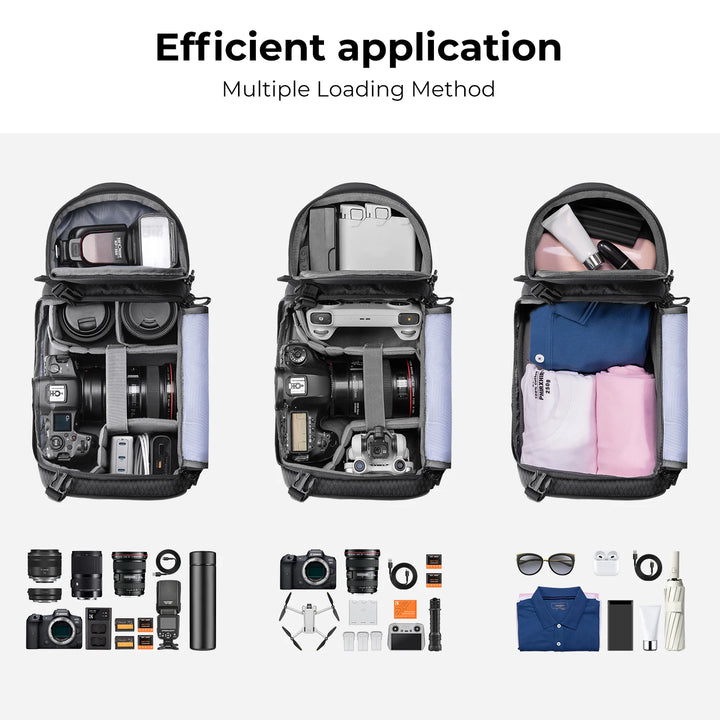 Men’s Waterproof Camera Sling Backpack 10L | حقيبة كاميرا رجالية مقاومة للماء 10 لتر