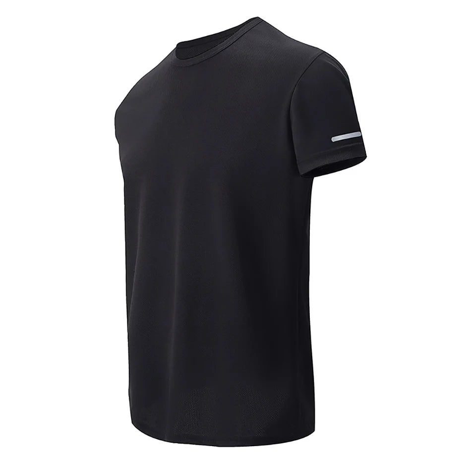 Men’s Printed Quick-Dry Sports T-Shirt 1/4 Pack | تيشيرت رياضي رجالي مطبوع فردي أو ٤ قطع