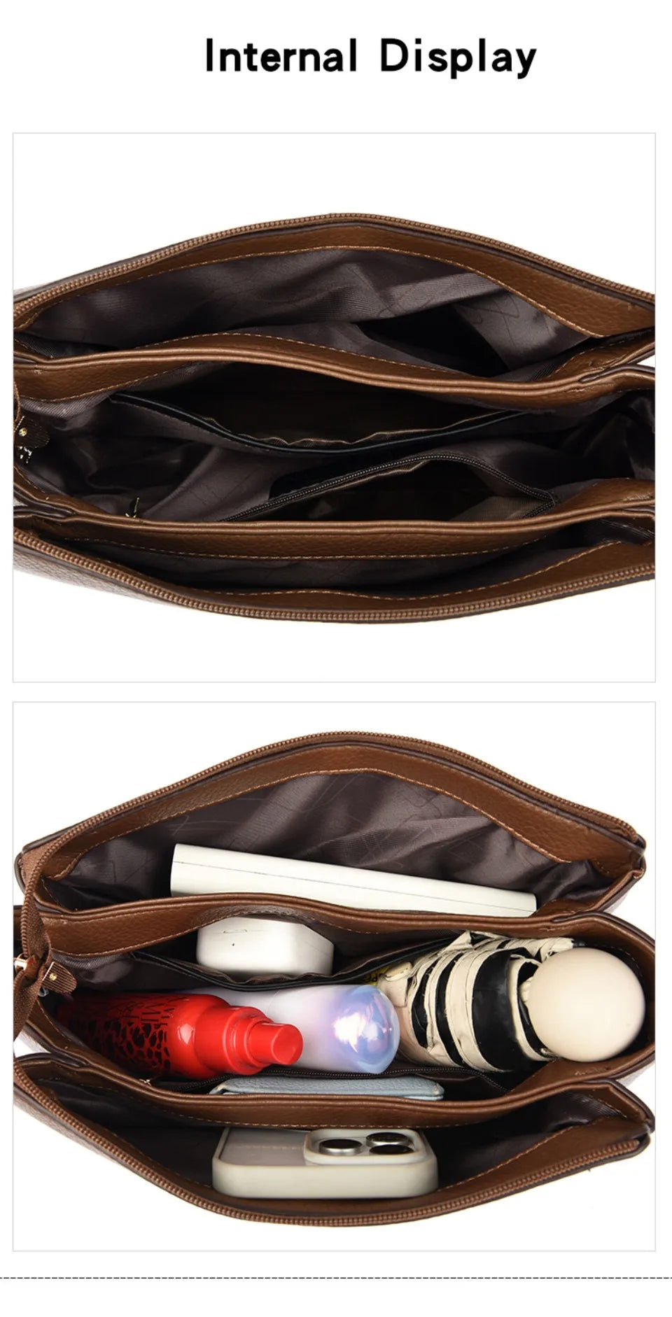 Women’s Soft Leather-Look Shoulder Bag | Elegant Summer Crossbody