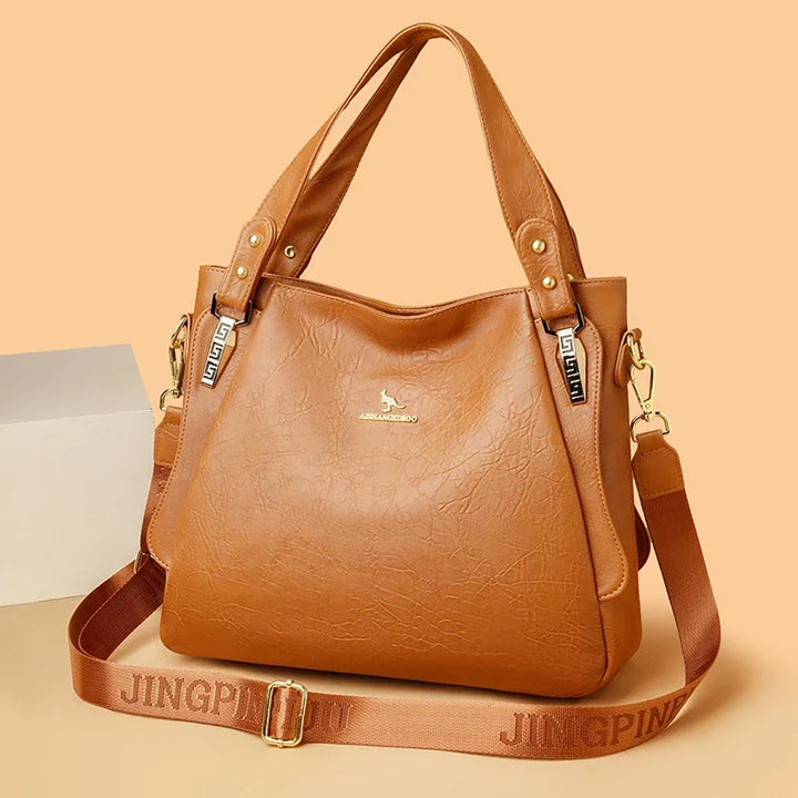Women’s Soft Top-Handle Bag | Large Capacity Shoulder Tote