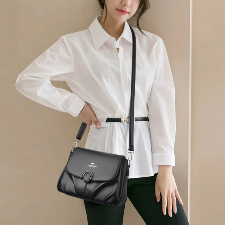 Women’s Soft PU Shoulder Crossbody Bag | حقيبة كتف نسائية ناعمة