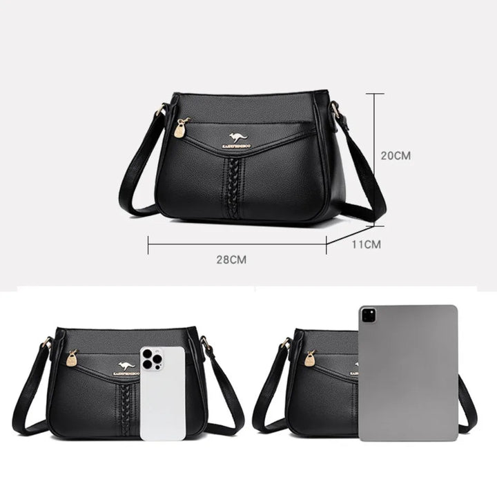 Women’s Soft Flap Shoulder Bag | حقيبة كتف نسائية ناعمة وعملية