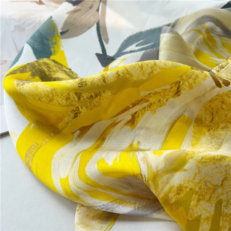 Women’s Pure Silk Shawl | Elegant Printed Long Drape