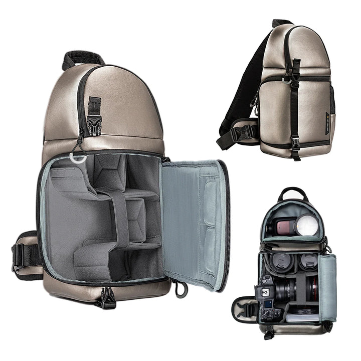Men’s Waterproof Camera Sling Backpack 10L | حقيبة كاميرا رجالية مقاومة للماء 10 لتر
