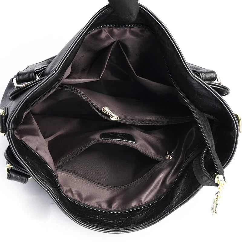 Women’s Soft Top-Handle Bag | Large Capacity Shoulder Tote