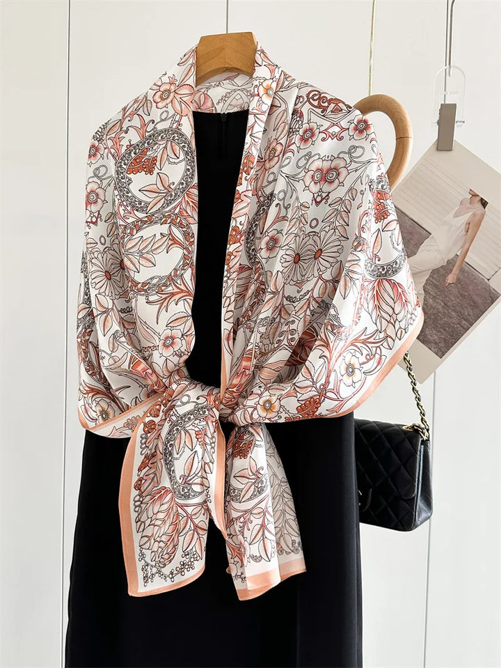 Women’s Pure Silk Printed Scarf