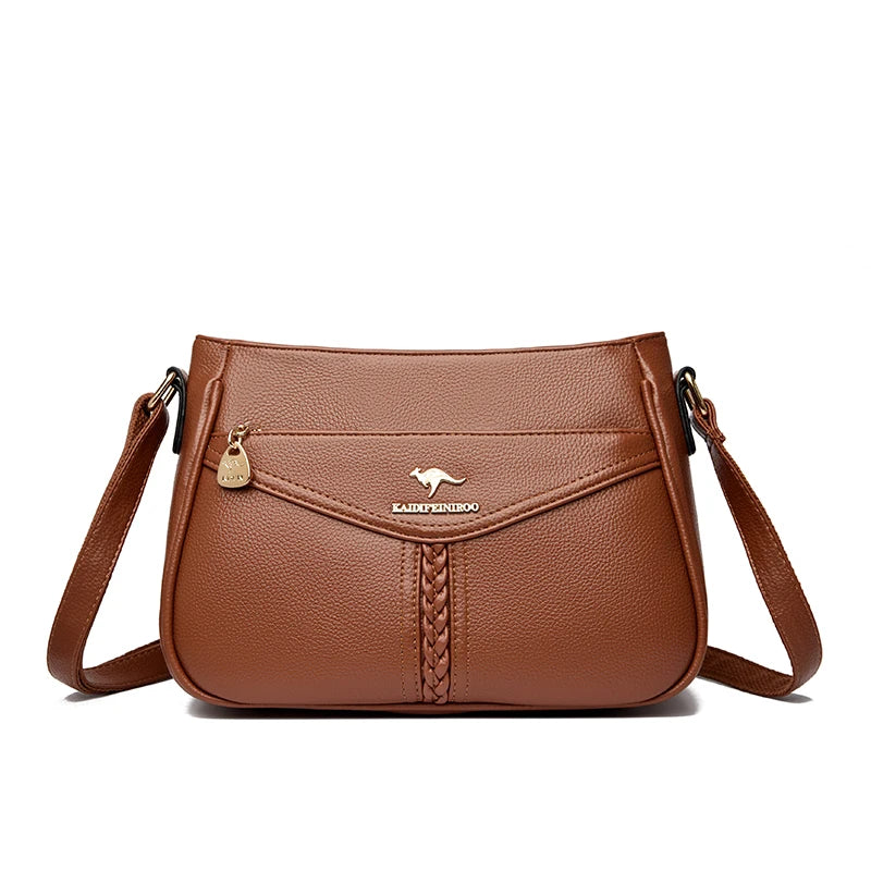 Women’s Soft Flap Shoulder Bag | حقيبة كتف نسائية ناعمة وعملية