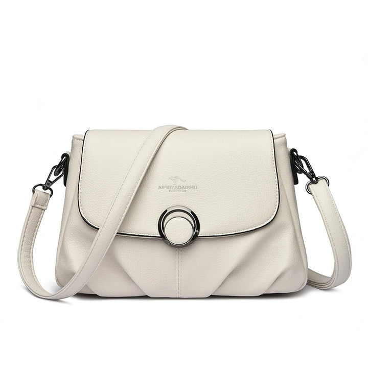 Women’s Soft PU Shoulder Crossbody Bag | حقيبة كتف نسائية ناعمة