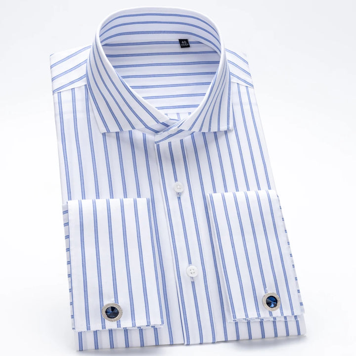 Men’s French Cuff Dress Shirt | Refined Cotton Formal Style