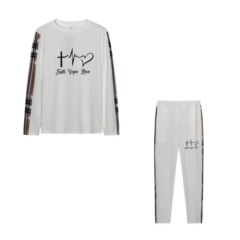Women’s Casual 2-Piece Set | Long Sleeve Top & Relaxed Fit Pants