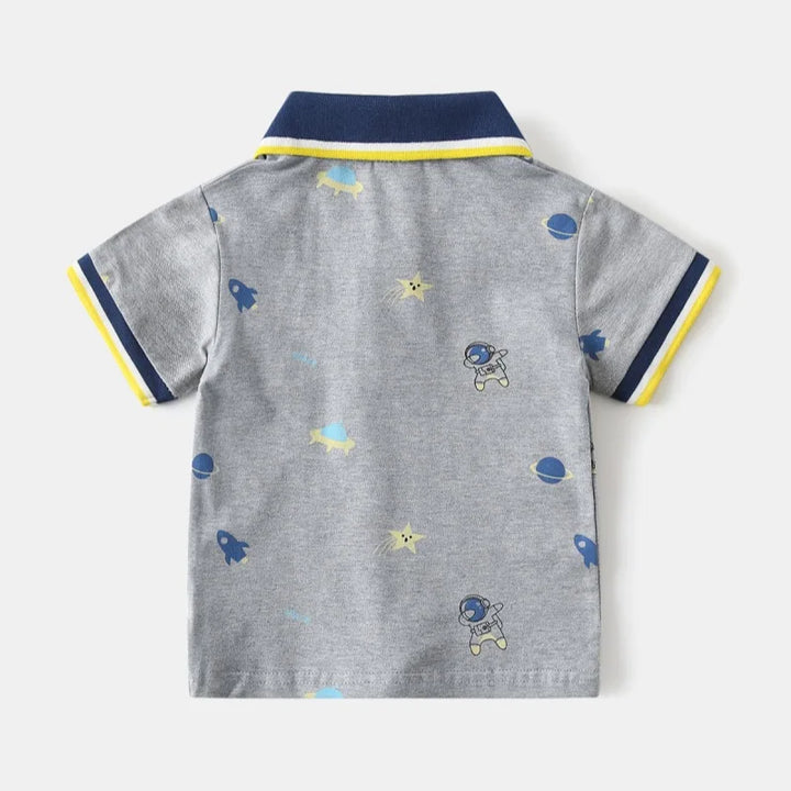 Boys’ Soft Short Sleeve Polo Shirt 4–6 Years | بولو أولاد ناعم قصير الأكمام لعمر ٤–٦ سنوات