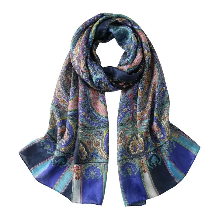 Women’s Pure Silk Paisley Shawl