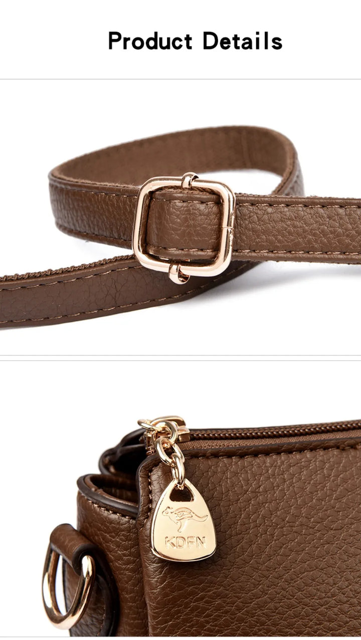 Women’s Soft Leather-Look Shoulder Bag | Elegant Summer Crossbody