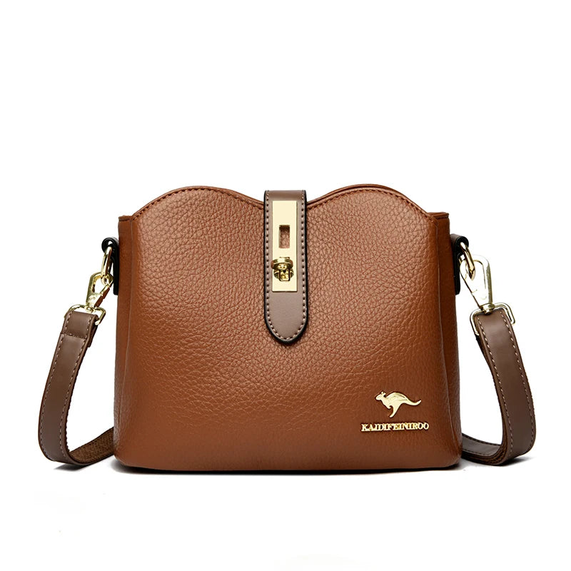 Women’s Soft Top-Handle Shoulder Bag | حقيبة نسائية بيد علوية