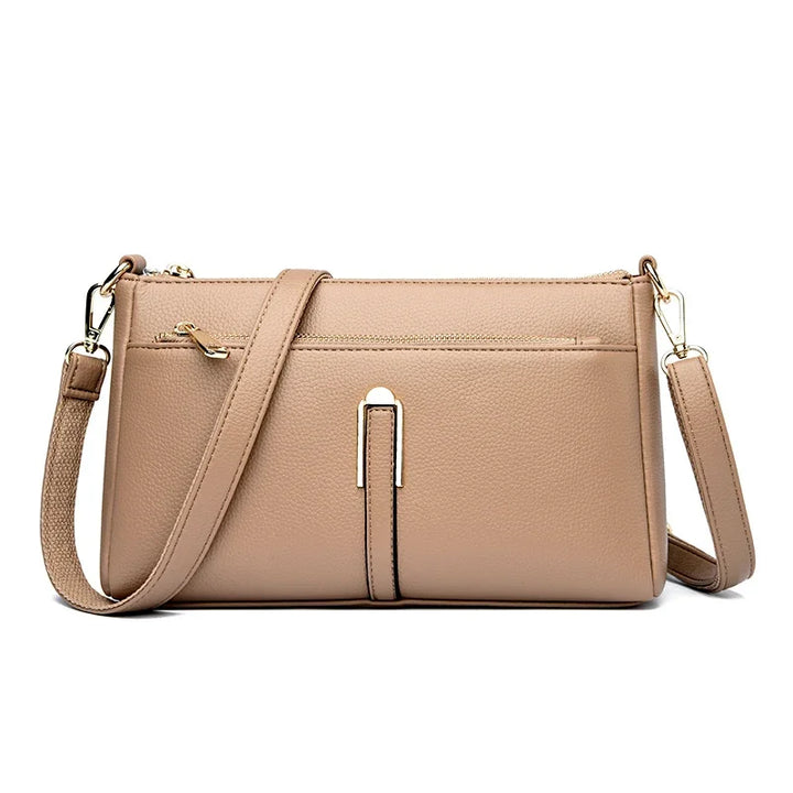 Women’s Solid Shoulder Crossbody Bag | حقيبة كتف نسائية عملية