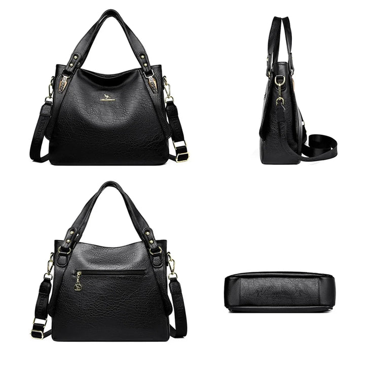 Women’s Soft Top-Handle Bag | Large Capacity Shoulder Tote