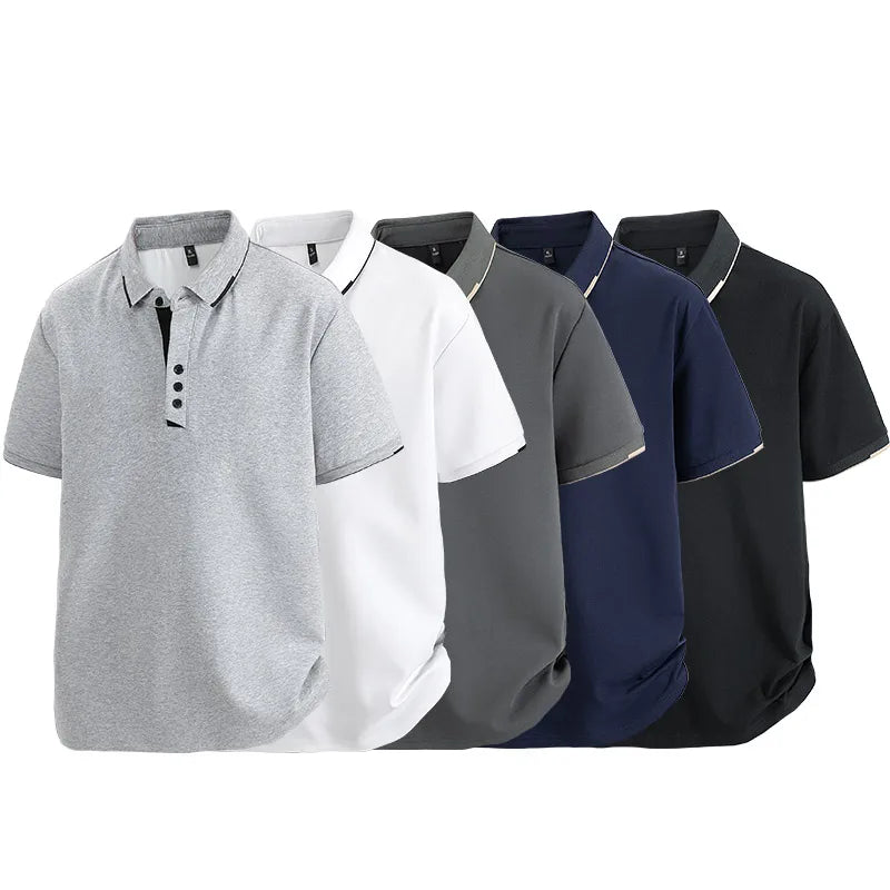 Men’s Plus Size Cotton Polo Shirt