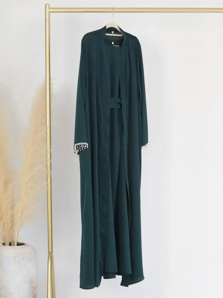 The Draped Kimono Abaya Set
