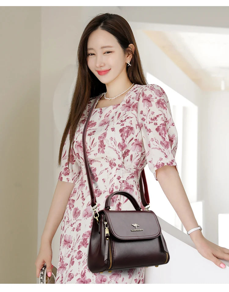 Women’s Soft Top-Handle Shoulder Bag | حقيبة نسائية بيد علوية