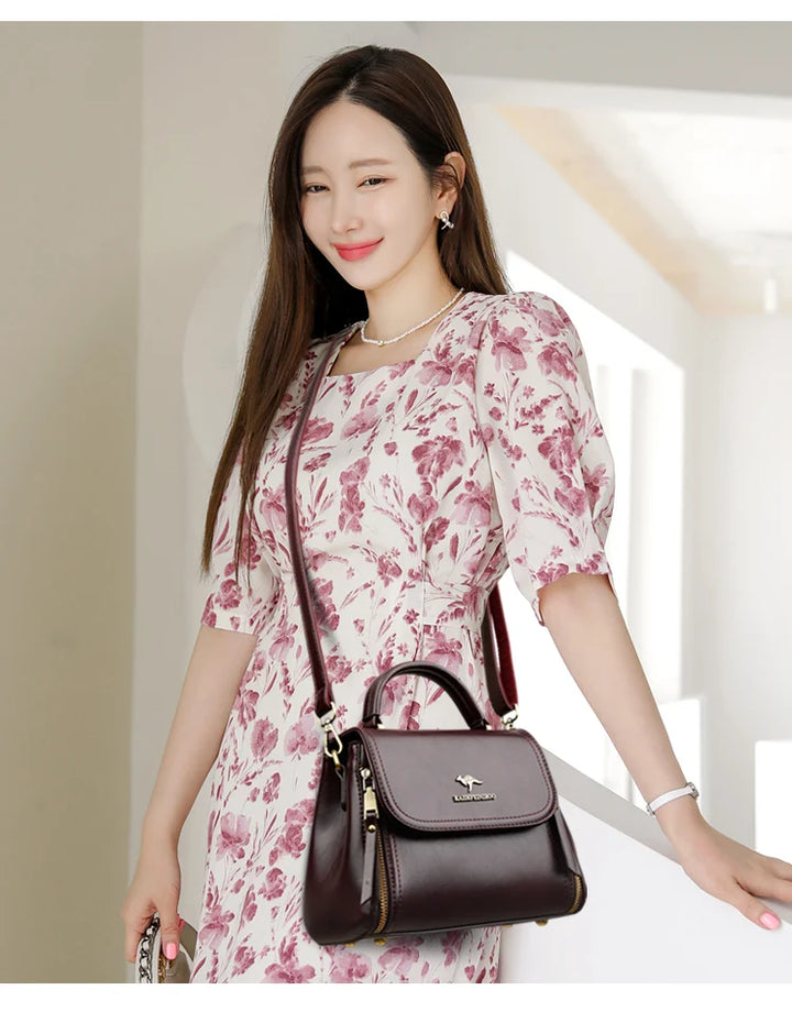 Women’s Soft Top-Handle Shoulder Bag | حقيبة نسائية بيد علوية
