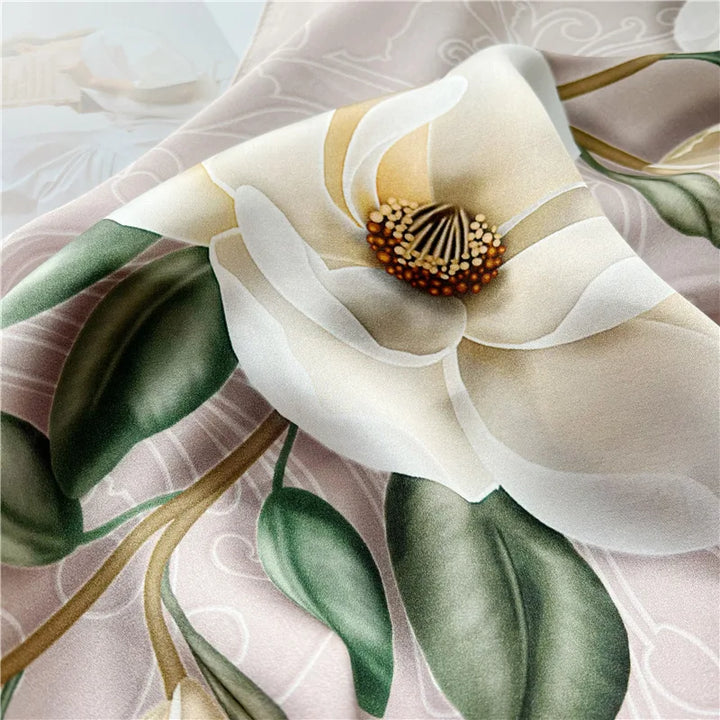 Women’s Pure Silk Shawl | Elegant Printed Long Drape