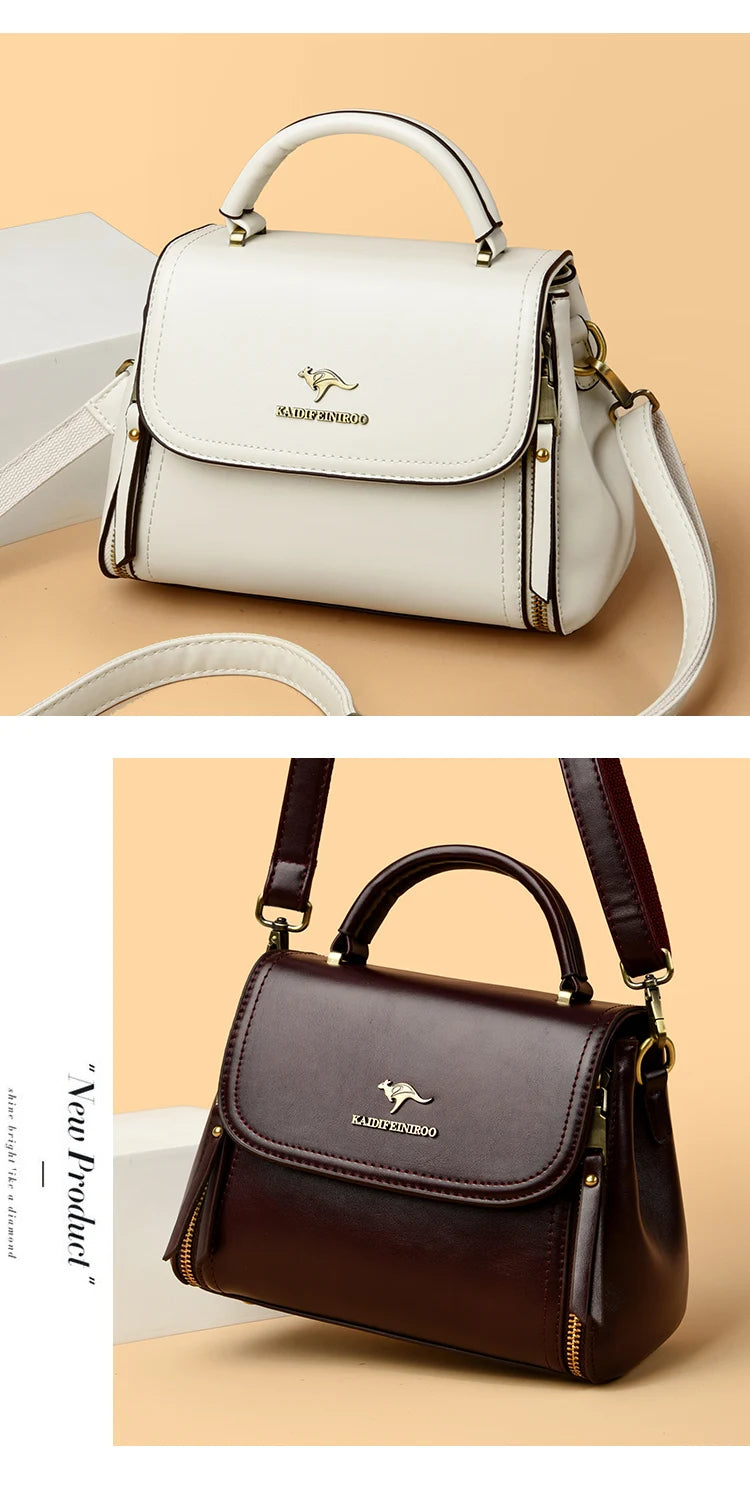 Women’s Soft Top-Handle Shoulder Bag | حقيبة نسائية بيد علوية