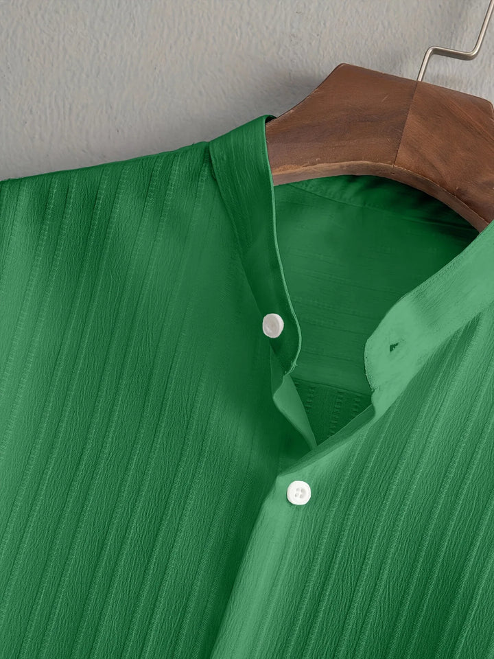 Men’s Summer Casual 2-Piece Set | Short Sleeve Shirt & Relaxed Pants