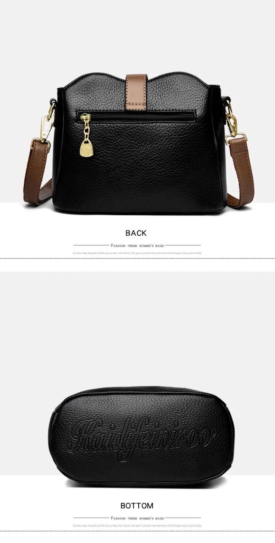 Women’s Soft Top-Handle Shoulder Bag | حقيبة نسائية بيد علوية