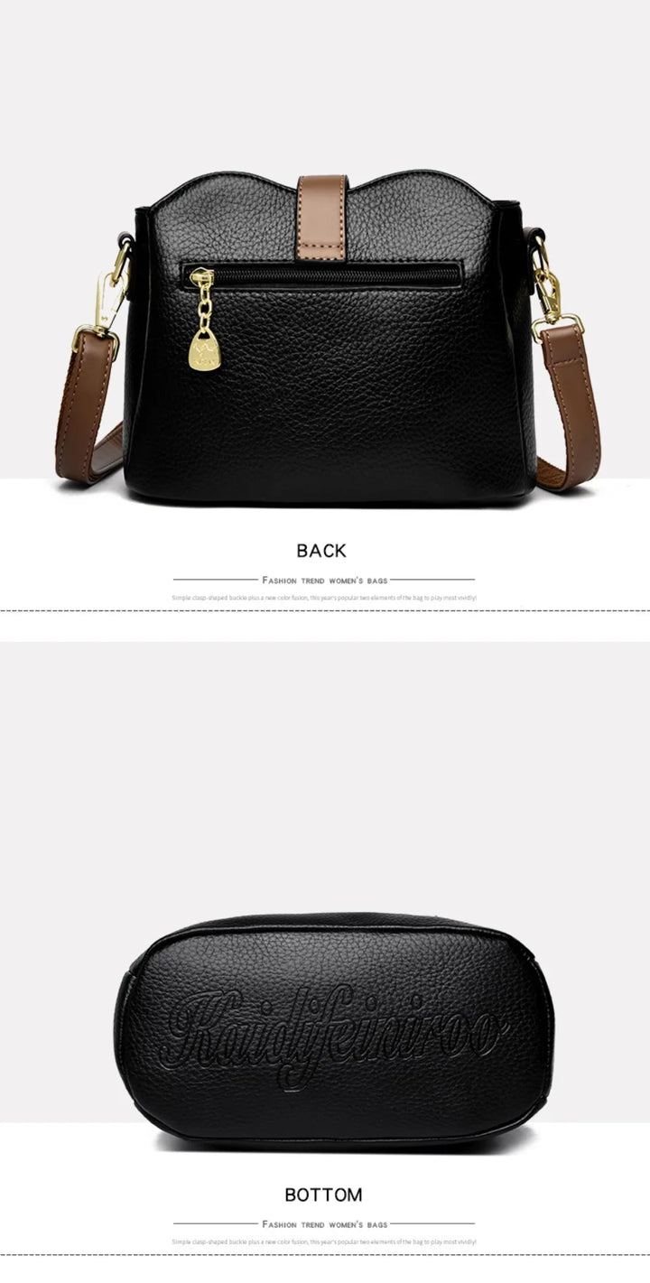 Women’s Soft Top-Handle Shoulder Bag | حقيبة نسائية بيد علوية