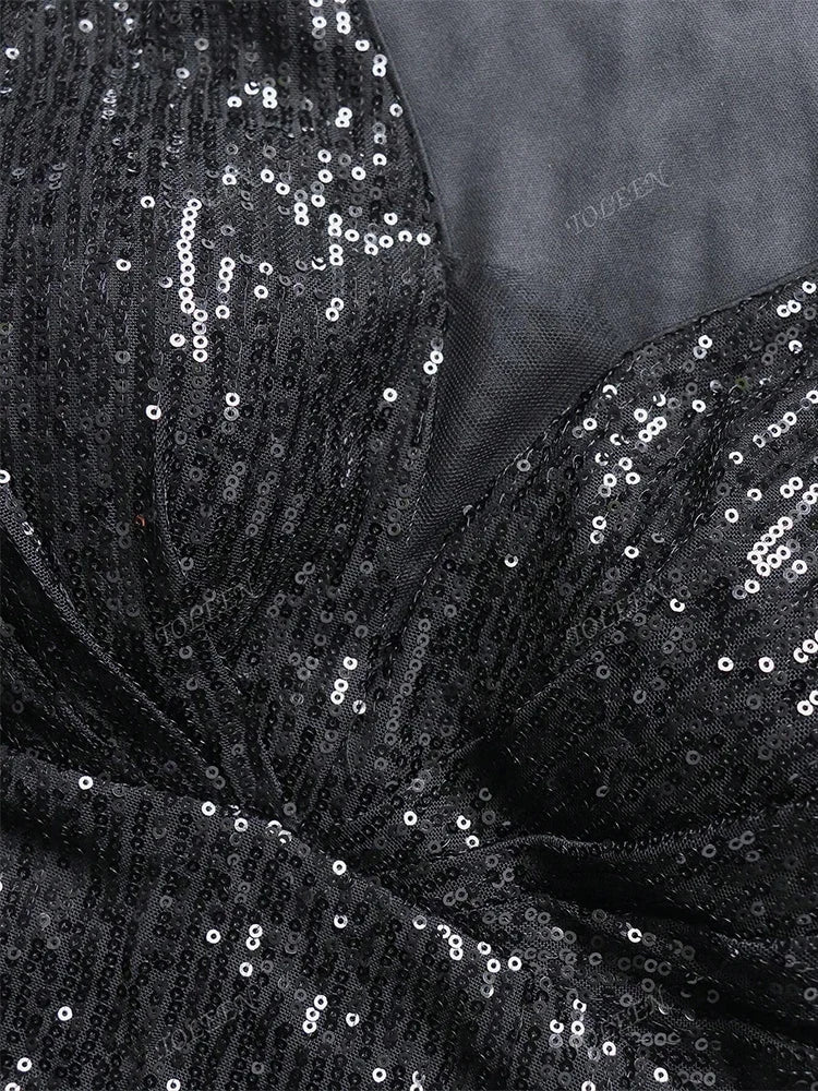 Women’s Dress | Elegant Sequin Evening Maxi Design