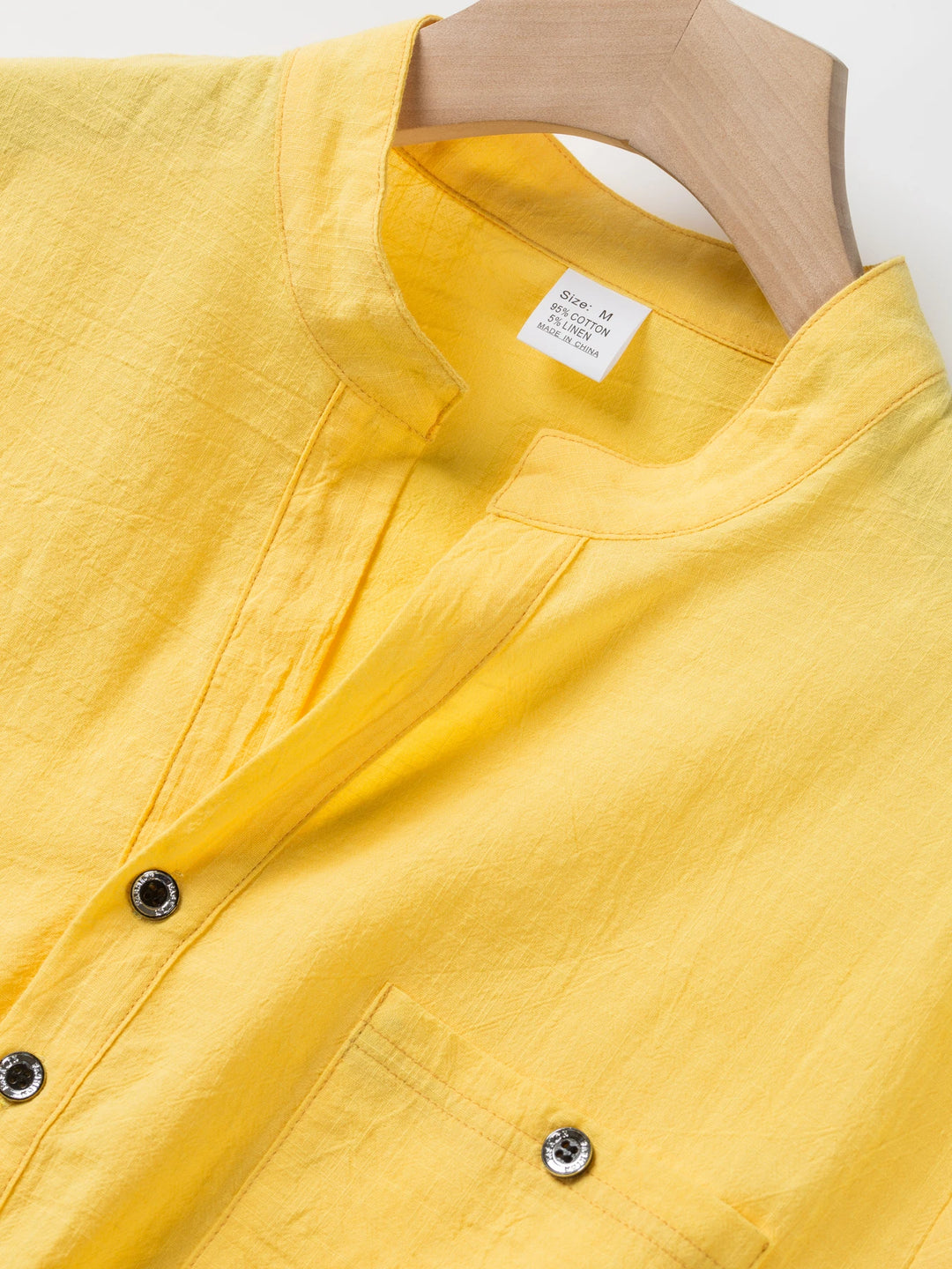 Men’s Cotton Linen Short Sleeve Shirt | Relaxed Summer Style