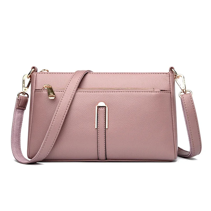 Women’s Solid Shoulder Crossbody Bag | حقيبة كتف نسائية عملية