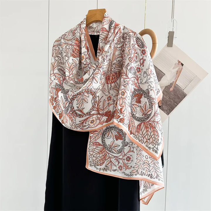 Women’s Pure Silk Printed Scarf