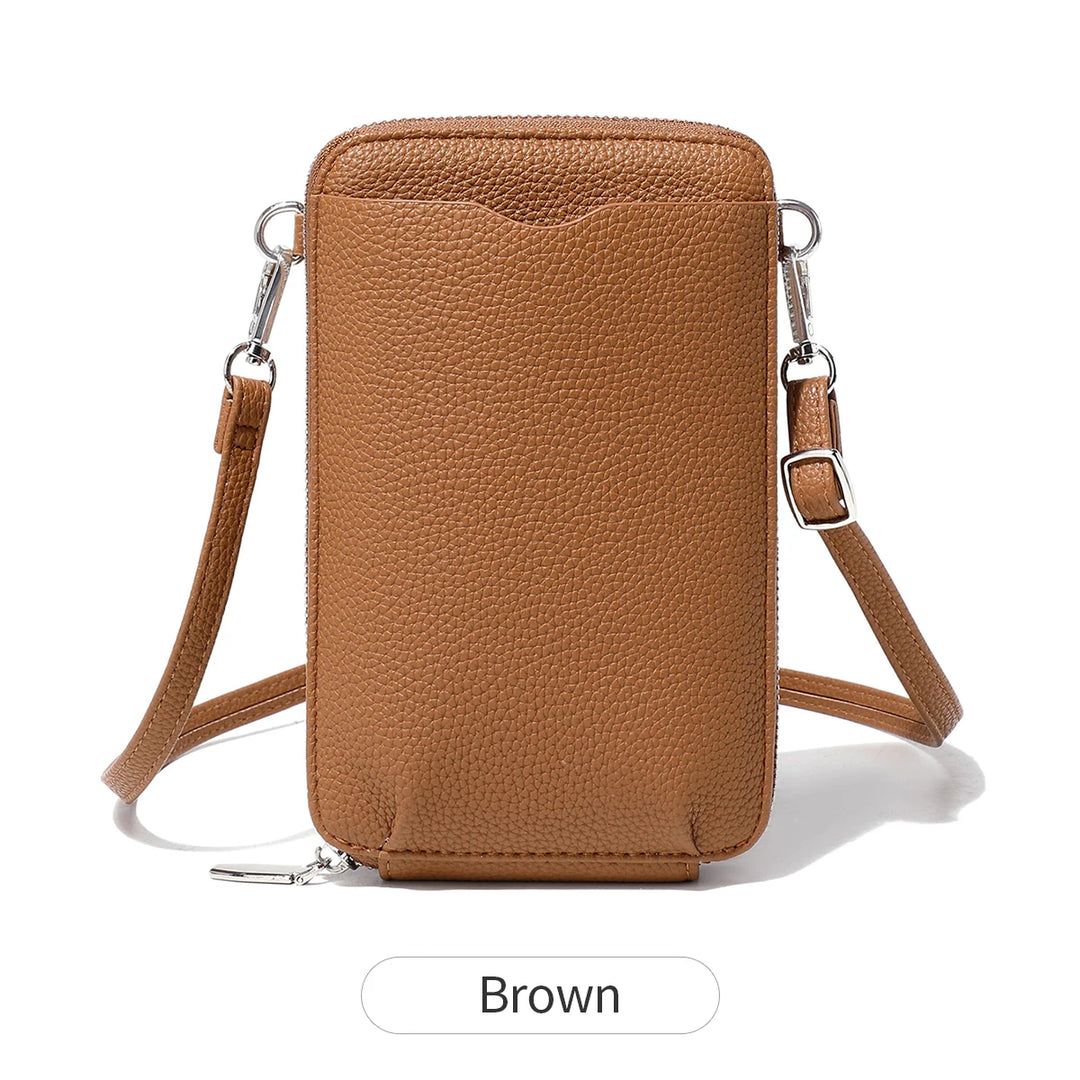 Women’s Multi-Function PU Phone Crossbody Bag | حقيبة هاتف نسائية متعددة الاستخدامات