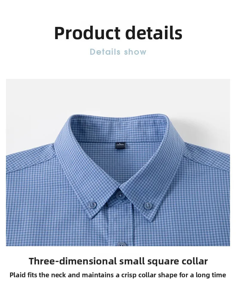 Men’s Plaid Cotton Shirt | Smart Casual Everyday Style
