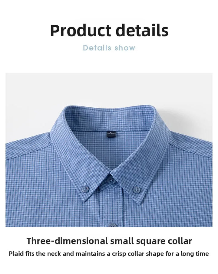 Men’s Plaid Cotton Shirt | Smart Casual Everyday Style