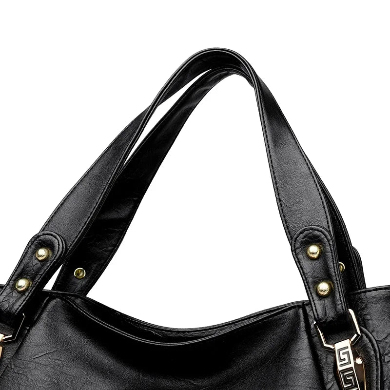 Women’s Soft Top-Handle Bag | Large Capacity Shoulder Tote