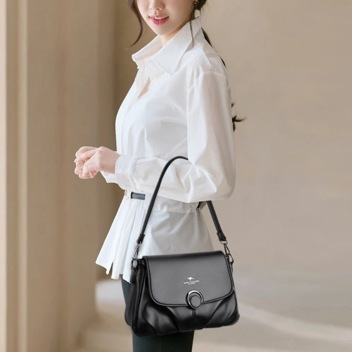Women’s Soft PU Shoulder Crossbody Bag | حقيبة كتف نسائية ناعمة