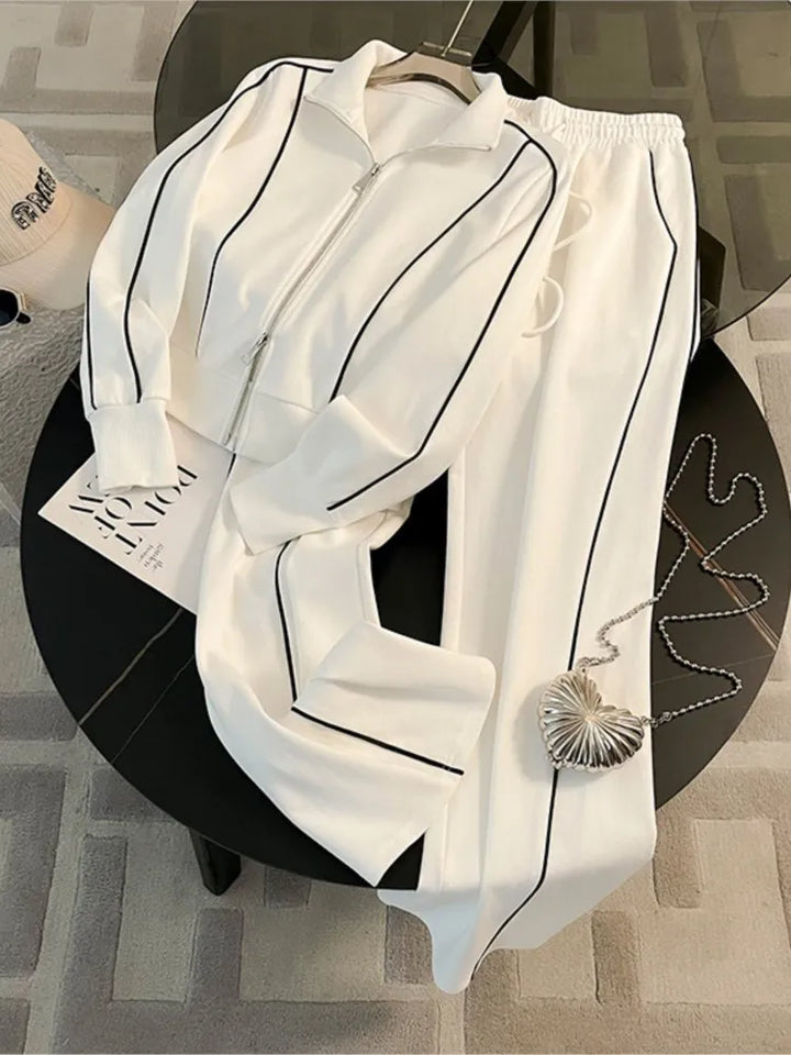 Women’s Activewear 2-Piece Set | Zipper Jacket & Pants