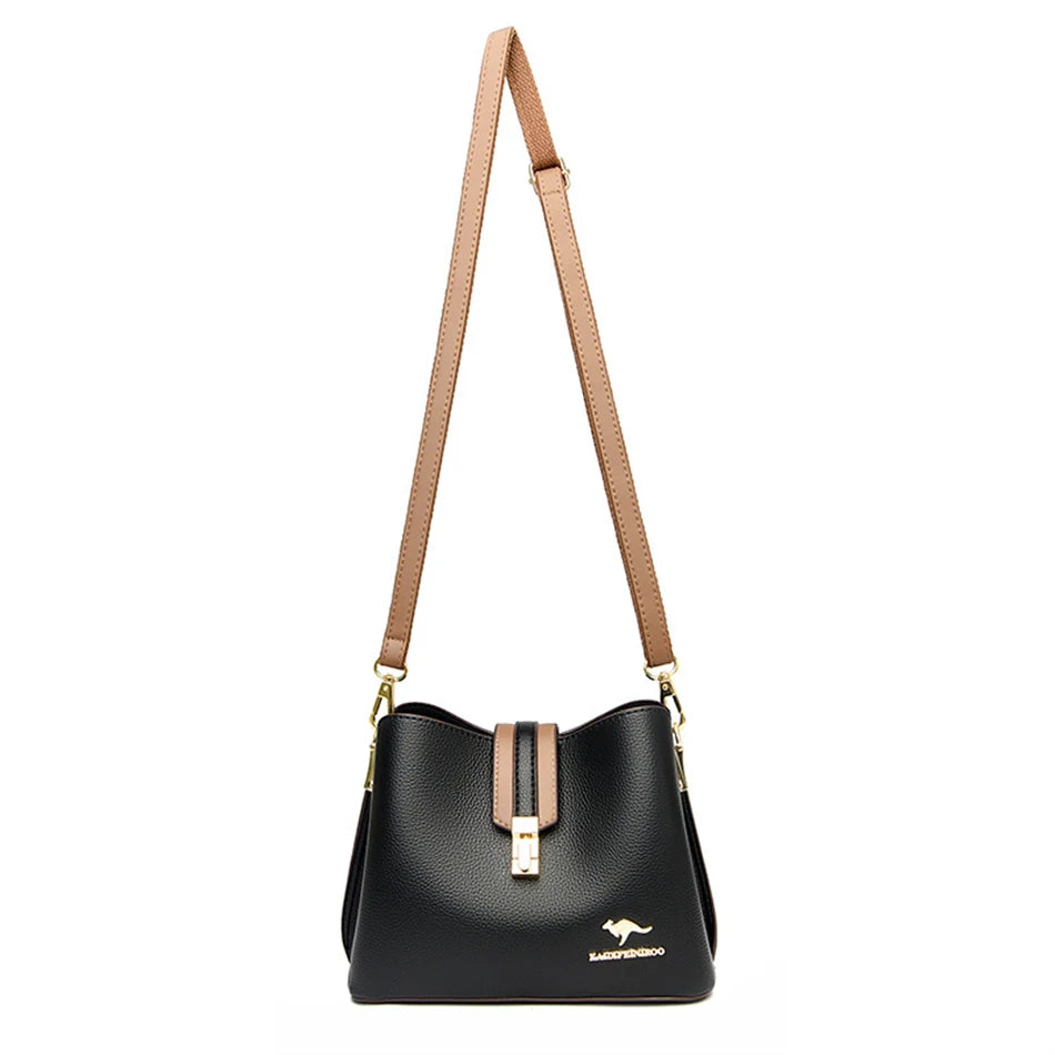Women’s Three-Layer Small Tote Bag | حقيبة نسائية صغيرة بثلاث طبقات