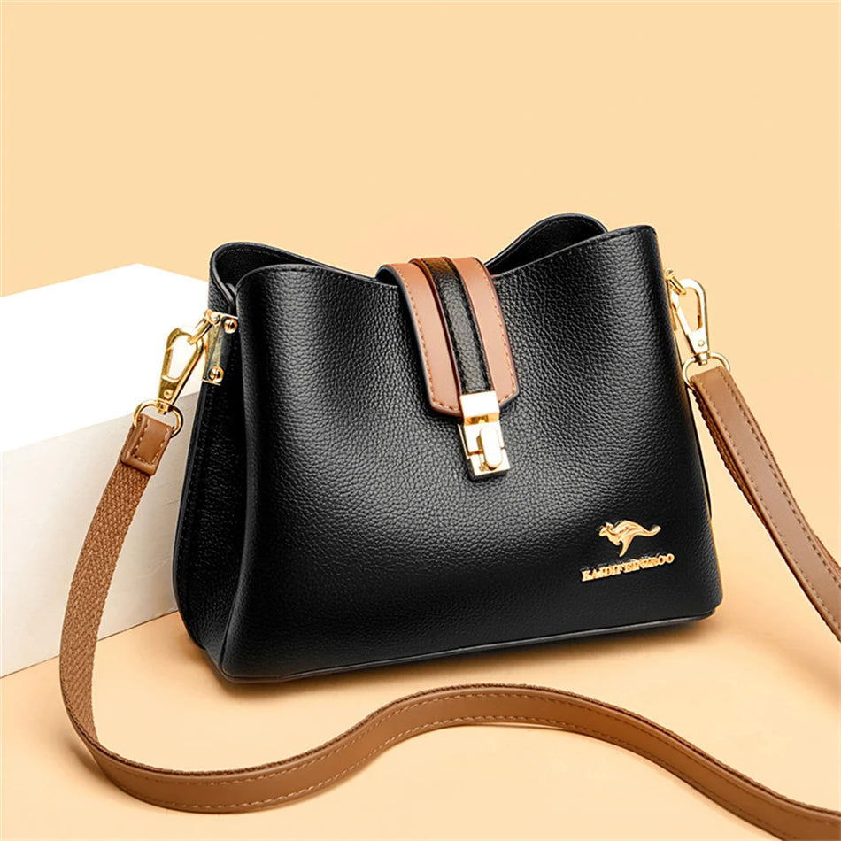 Women’s Three-Layer Small Tote Bag | حقيبة نسائية صغيرة بثلاث طبقات