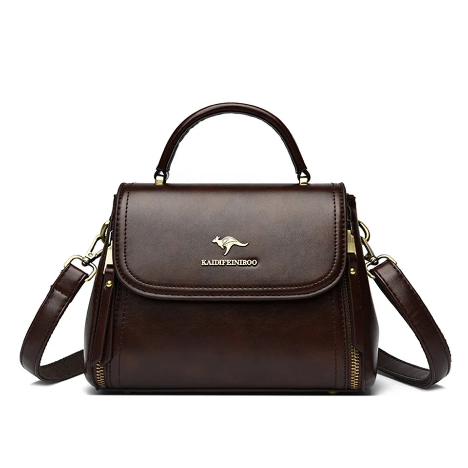 Women’s Soft Top-Handle Shoulder Bag | حقيبة نسائية بيد علوية