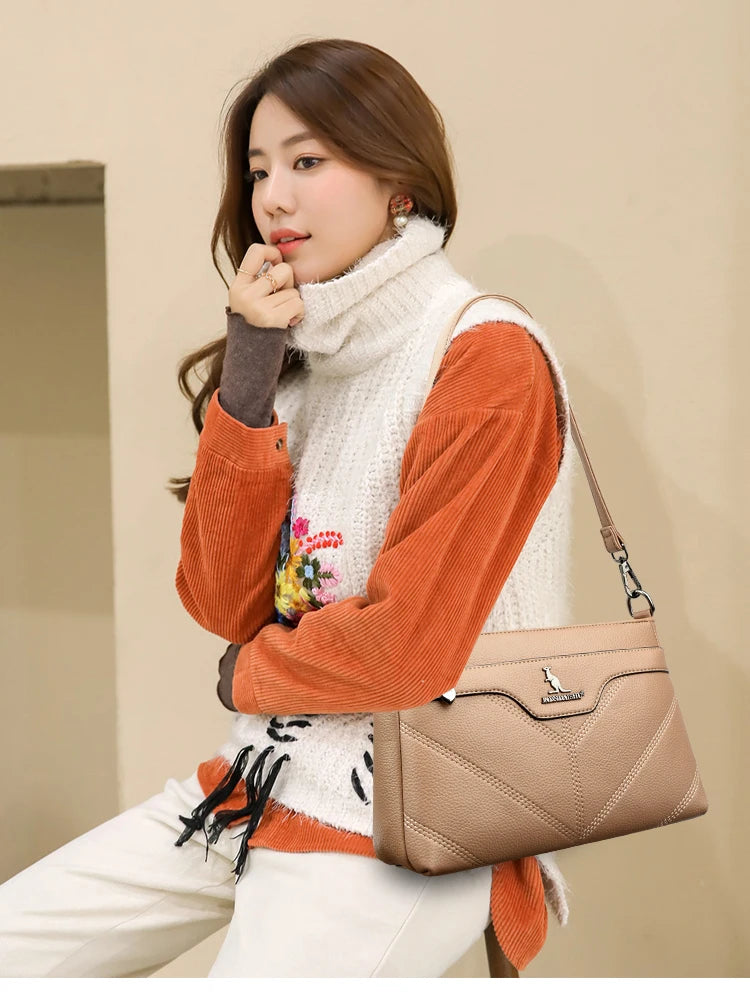 Women’s Classic Shoulder Crossbody Bag | حقيبة كتف نسائية كلاسيكية