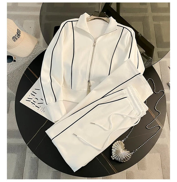 Women’s Activewear 2-Piece Set | Zipper Jacket & Pants
