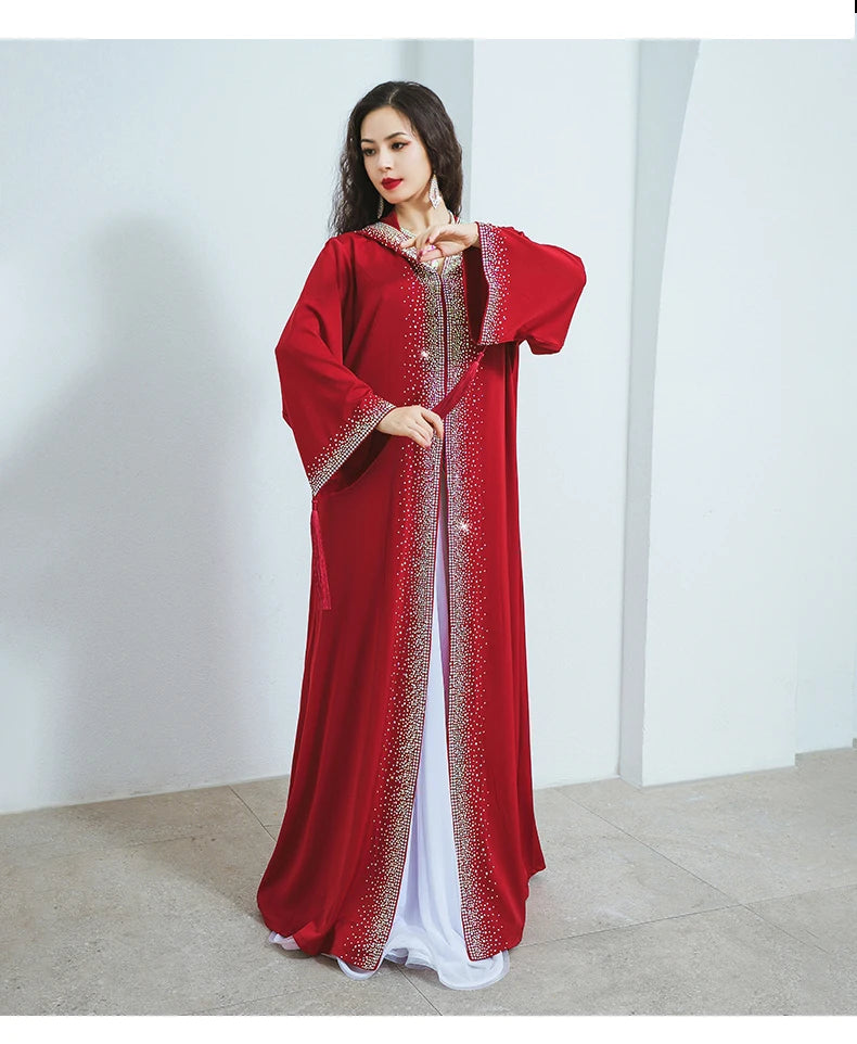 Women’s Regal Hooded Cape Abaya | عباءة كاب ملكية بغطاء رأس
