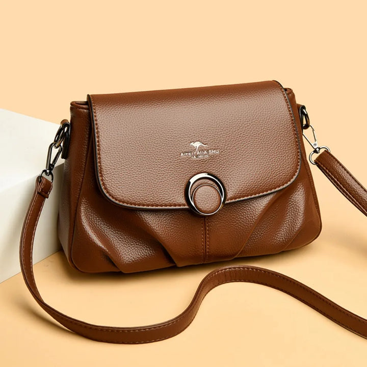 Women’s Soft PU Shoulder Crossbody Bag | حقيبة كتف نسائية ناعمة